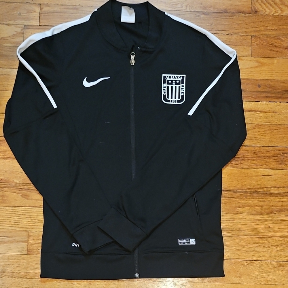Men's Nike Black and White Varsity Jacket